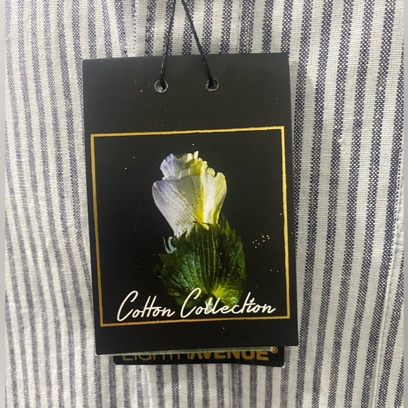 Eighth Avenue Cotton Collection Dress Shirt Men’s Small - Picture 6 of 7
